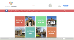 Desktop Screenshot of hidden-london.com